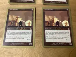 4x Play Set Metalworker 135 Vintage Non-Foil LP Gold Border 2000 Gold Worlds MTG - Image 3