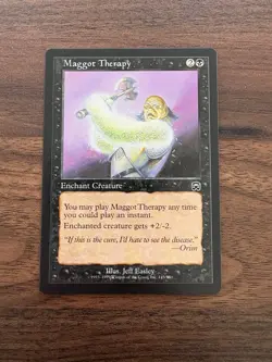 MTG Magic the Gathering Maggot Therapy (145/350) Mercadian Masques NM - Image 1