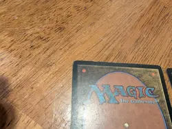 Magic: The Gathering Nemesis Parallax Tide x2 Blue Moderate Play Check pics - Image 3