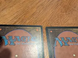 Magic: The Gathering Nemesis Parallax Tide x2 Blue Moderate Play Check pics - Image 4