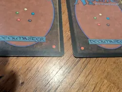 Magic: The Gathering Nemesis Parallax Tide x2 Blue Moderate Play Check pics - Image 5