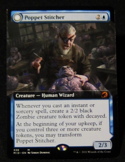 MTG POPPET STITCHER FACTORY Innistrad Midnight Hunt Extended Art - Image 1