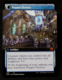 MTG POPPET STITCHER FACTORY Innistrad Midnight Hunt Extended Art - Image 2
