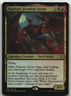 Raphael, Fiendish Savior foil R Commander Legends: Battle for Baldur's Gate 292 - Image 1