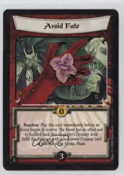 1999 Legend of the Five Rings (L5R) CCG - Pearl Edition Avoid Fate - Image 1