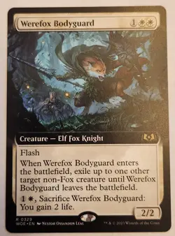 Werefox Bodyguard (Extended Art) Wilds of Eldraine Foil - Image 1