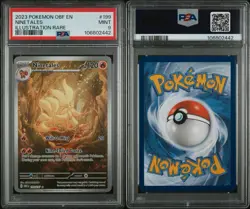 2023 Pokemon OBF En Ninetales Illustration Rare #199 Psa 9 - Image 3