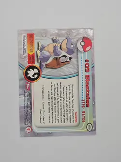Blastoise Pokemon Card Topps #09 TV Animation Edition Series - Image 2