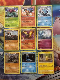 Pokemon Card Lot Holo Cosmos Charizard Blastoise Venusaur Pikachu - Image 1