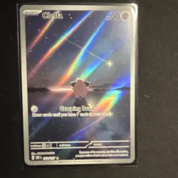 Pokemon Cleffa SV03: Obsidian Flames Holo Card 202/197 Basic Psychic - Image 1