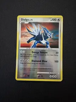 Pokemon - Dialga 23/127 Platinum Reverse Holo - LP - Image 1