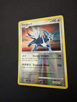 Pokemon - Dialga 23/127 Platinum Reverse Holo - LP - Image 3
