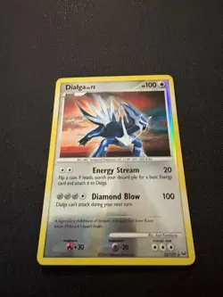 Pokemon - Dialga 23/127 Platinum Reverse Holo - LP - Image 4