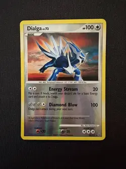 Pokemon - Dialga 23/127 Platinum Reverse Holo - LP - Image 5