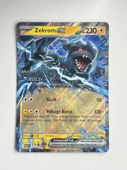 Zekrom ex - 034/086 - Black Bolt - Stamped Promo- Pokemon TCG - Image 1