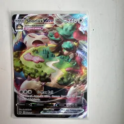 Snorlax VMAX 142/202 Ultra Rare Pokemon SWSH01: Sword & Shield Base Set NM - Image 1