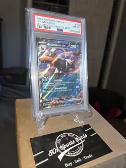 2024 Pokemon SVP EN Houndoom ex Houndoom Battle Deck Black Star Promo PSA 8 #103 - Image 2