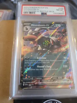 2024 Pokemon SVP EN Houndoom ex Houndoom Battle Deck Black Star Promo PSA 8 #103 - Image 3