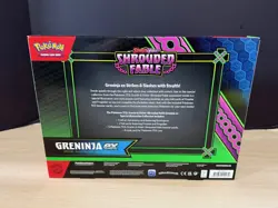 POKEMON SHROUDED FABLE GRENINJA EX SPECIAL ILLUSTRATION COLLECTION BOX SEALED - Image 2