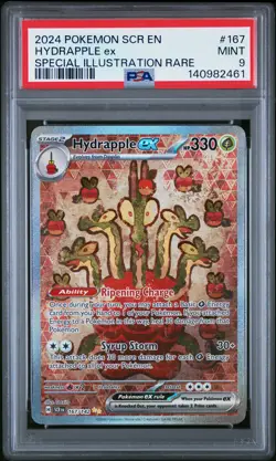 2024 POKEMON SCR EN-STELLAR CROWN SPECIAL ILLUSTRATION RARE HYDRAPPLE EX PSA 9 - Image 1