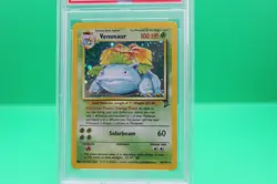 2000 Pokemon Game Base II Venusaur #18 Base II PSA 8 Holo - Image 5