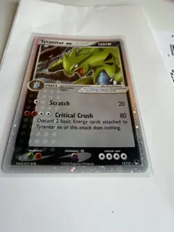 2004 Pokemon POP Series 1 Tyranitar ex Cosmos Holo #17/17 - Image 1