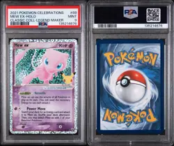 2021 POKEMON CELEBRATIONS CLASSIC COLLECTION#88 MEW EX-HOLO PSA 9 - Image 3