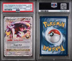 2021 POKEMON CELEBRATIONS CLASSIC COLL #145 GARCHOMP C LV.X-HOLO PSA 10 - Image 3