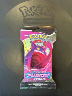 Fusion Strike Sleeved Booster Pack (Gengar) - Pokemon TCG Sword & Shield Sealed 820650809170 - Image 1