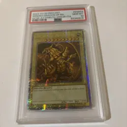 YuGiOh THE WINGED DRAGON OF RA LC01-EN003 PSA 10 QUARTER CENTURY SECRET RARE - Image 1