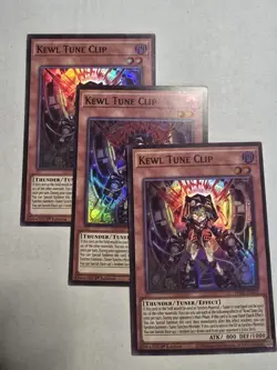 3x Kewl Tune Clip 1st Edition Super Rare PHRE-EN032 Yu-Gi-Oh! - Image 1