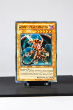 Yugioh White-Horned Dragon GXNG-EN001 Ultra Rare Limited Edition MP - Image 1