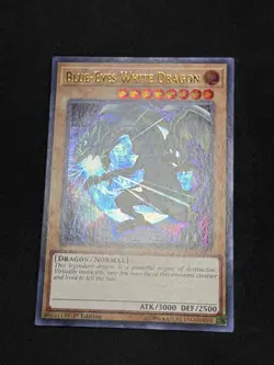 Yugioh Blue-Eyes White Dragon LCKC-EN001 1st Edition Ultra Rare MINT - Image 2