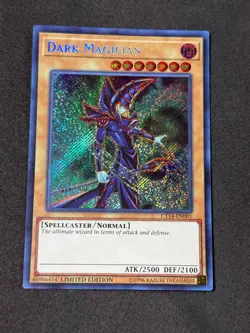 Yugioh Dark Magician CT14-EN001 Secret Rare Promo NM - Image 1