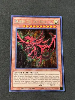 Yugioh Slifer the Sky Dragon CT13-EN001 Secret Rare Promo NM/VLP - Image 1