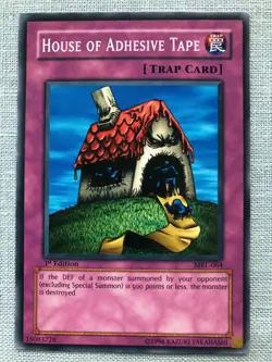 Yu-Gi-Oh 1st Edition House of Adhesive Tape Asian-English MRL-064 Near Mint - Image 1