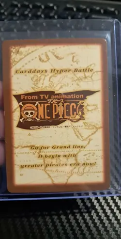 BANDAI One Piece Hyper Battle S84 LUFFY ZORO GOLD STAMPED SCARCE EARLY CARD - Image 2