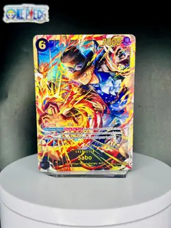 One Piece Card Game 🏴‍☠OP13-120 Sabo SEC NM Alt Art Foil ENGLISH - Image 1