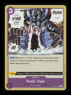 Punk Vise ST10-017 Three Captains One Piece CCG Foil English NM - Image 1