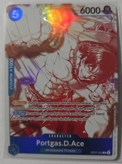 • Portgas.D.Ace • OP07-053 3rd Anniversary Treasure Event Holo One Piece TCG NM - Image 1
