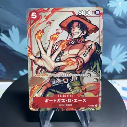 One Piece Portgas D. Ace P-028 Japanese Vol 2 Promo Pack NM - Image 1