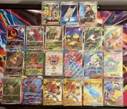 Pokemon 21 Card Lot SIR Gold Full Arts Illustration Rare Card Lot All Pack Fresh - Image 1