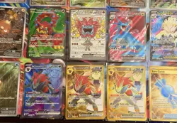 Pokemon 21 Card Lot SIR Gold Full Arts Illustration Rare Card Lot All Pack Fresh - Image 2