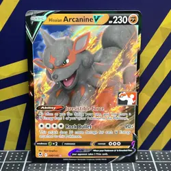 2022 Pokemon TCG || Prize Pack Series Card || Hisuian Arcanine V #090 - Image 1