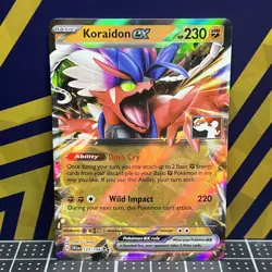 2023 Pokemon TCG || Prize Pack Series Card || Koraidon ex #125 - Image 1
