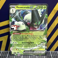 2023 Pokemon TCG || Prize Pack Series Card || Meowscarada ex #015 - Image 1