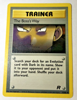 Pokemon TCG Trainer The Boss's Way 73/82 NM Regular Card - Image 1