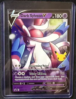 Pokemon Dark Sylveon V Full Art Holo Promo Card SWSH134 Sword & Shield - Image 1