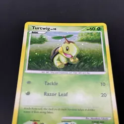 [MP] Turtwig DP01 Promo Card Diamond & Pearl Black Star Holo - Image 3
