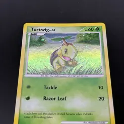 [MP] Turtwig DP01 Promo Card Diamond & Pearl Black Star Holo - Image 4